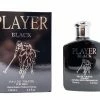 Euro Collection - Men Player Black For Men - 4.2oz (Large Box) Men's Cologne