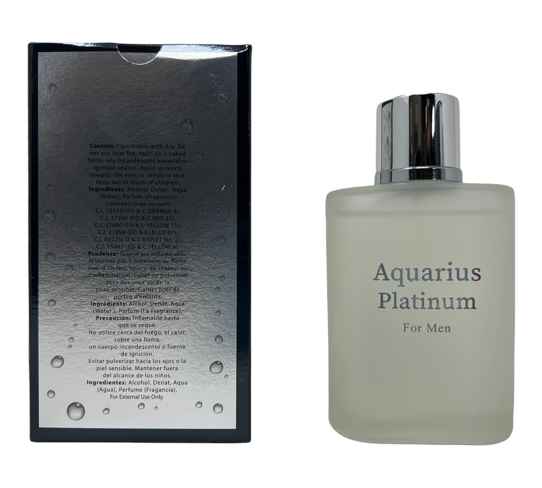 MCH - Men Men's Cologne Aquarius Platinum For Men 4 MCH - Men Men's Cologne Aquarius Platinum For Men